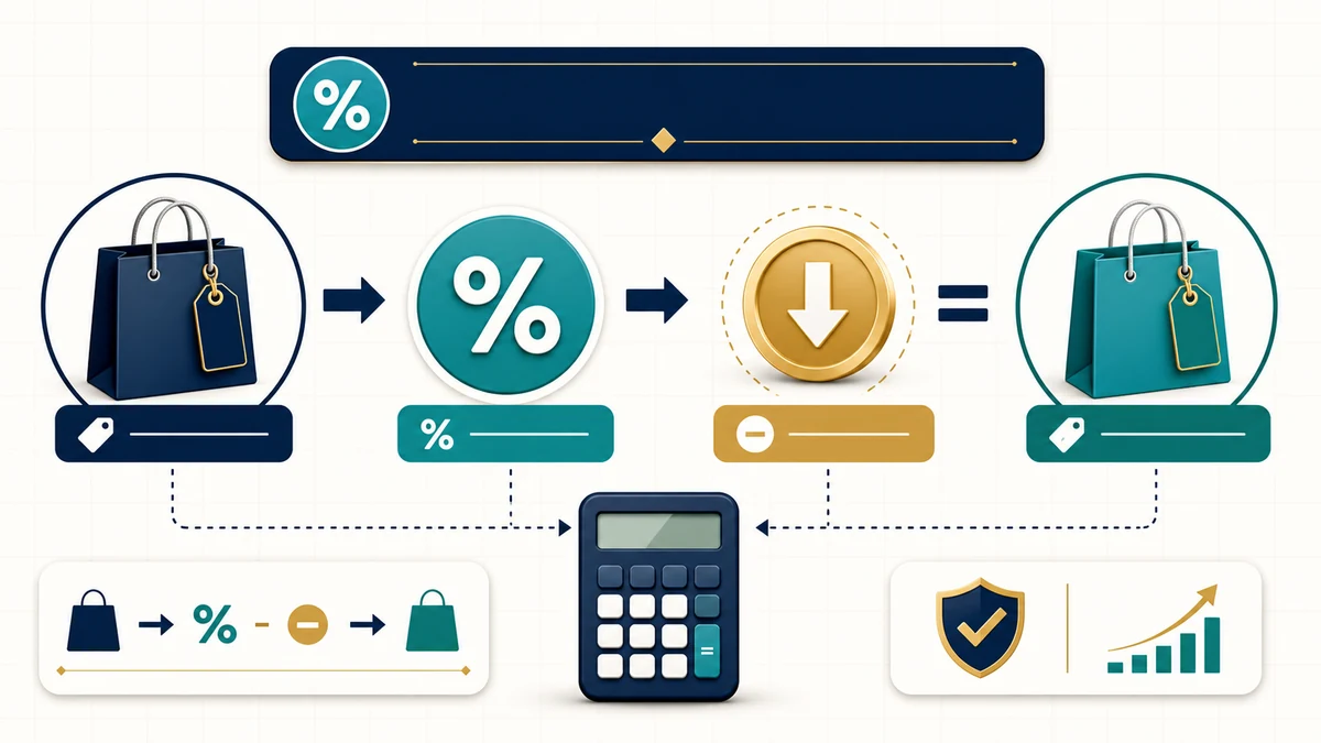 Percent Off Calculator guide Percent Off Calculator visual guide showing key inputs and results