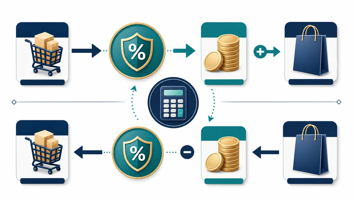 VAT Calculator visual guide showing key inputs and results