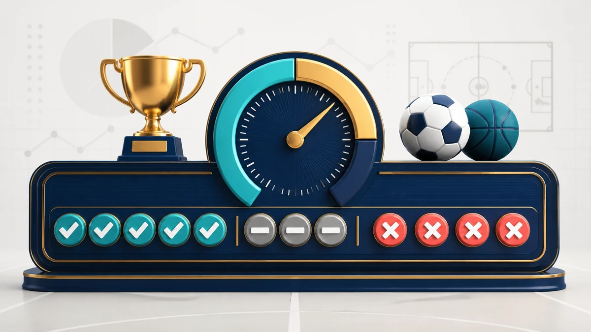 Winning Percentage Calculator visual guide showing key inputs and estimated results